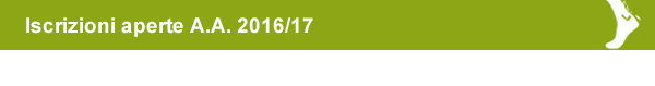 Iscrizioni aperte A.A. 2016/17